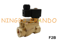 1.6 MPa 2 Way NC Brass Solenoid Valve For Air Water Gas 220V 110V 24V 3/8'' to 2''