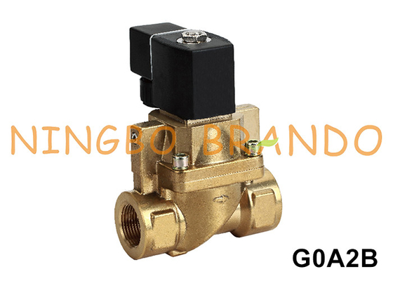 High Pressure Brass Solenoid Valve 5404 A 20.0 25.0 25 bar 3/4'' 1'' 24V 120V 230V