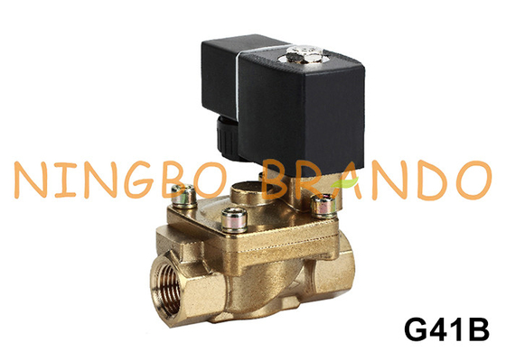 40 bar High Pressure Brass Solenoid Valve For Bottle Blowing Machine 24V 110V 220V