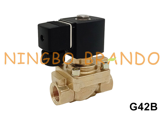 40 bar Brass High Pressure Solenoid Valve For Blow Molding Machine 220V 110V 24V