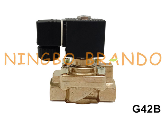 40 bar Brass High Pressure Solenoid Valve For Blow Molding Machine 220V 110V 24V