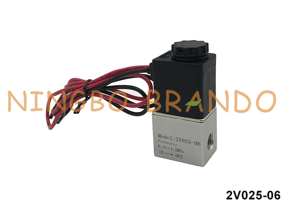 2V025-06 Airtac Type Water Air Solenoid Valve 1/8'' DC12V DC24V AC110V AC220V