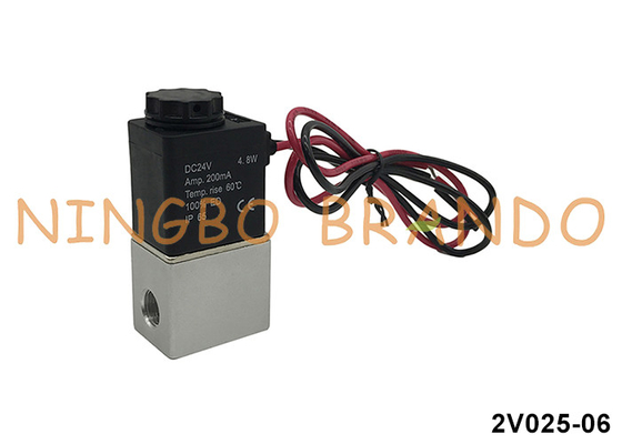 2V025-06 Airtac Type Water Air Solenoid Valve 1/8'' DC12V DC24V AC110V AC220V