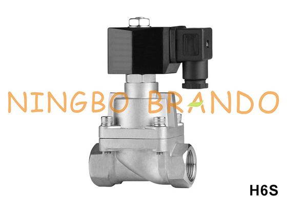 75 bar High Pressure Stainless Steel Water Solenoid Valve 3/8'' 1/2'' 3/4'' 1'' 24V 220V