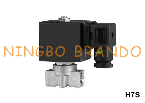 170 bar High Pressure Water Air Stainless Steel Solenoid Valve 1/8'' 1/4'' 3/8'' 24V 220V