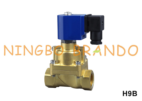 100 bar High Pressure Water Air Brass Solenoid Valve 3/8'' 1/2'' 3/4'' 1'' 220VAC 24VDC