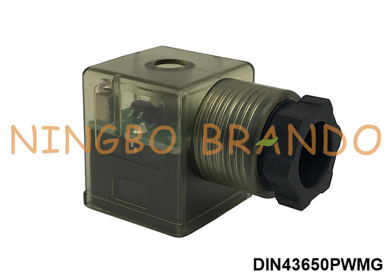 DIN43650A Power Save Solenoid Valve Coil Connector 220VAC 2P+E IP65