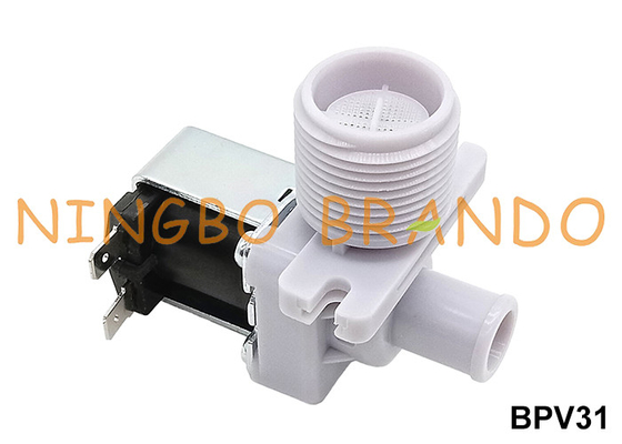 3/4'' Male Inlet 16mm OD Outlet Plastic Solenoid Valve For Ice Maker