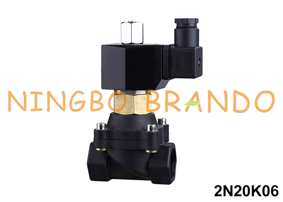 3/4'' 2 Way Normally Open PA66 Nylon Plastic Solenoid Valve 12V 24V 220V