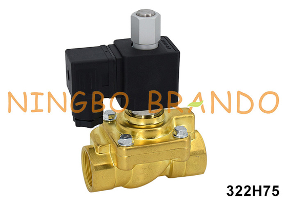 322H75 1/2'' 40 bar Parker Type Normally Open Solenoid Valve 24V 110V 220V