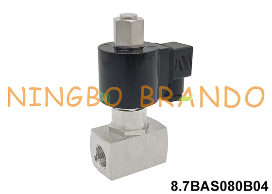 350 bar High Pressure Stainless Steel Solenoid Valve 12V 24V 110V 220V