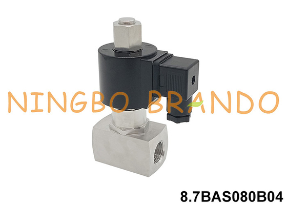 350 bar High Pressure Stainless Steel Solenoid Valve 12V 24V 110V 220V