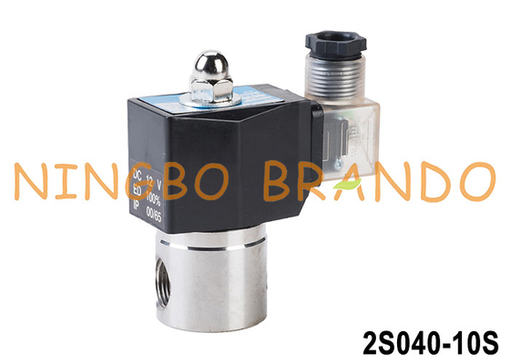 2S040-10 3/8'' Water Air Oil Stainless Steel Solenoid Valve 12V 24V 110V 220V