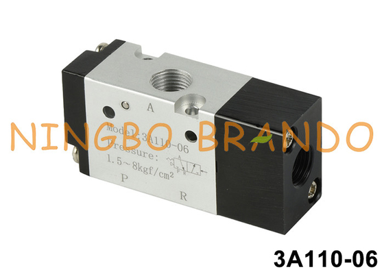 3A110-06 1/8'' Pneumatic Air Pilot Valve 3 Way 2 Position