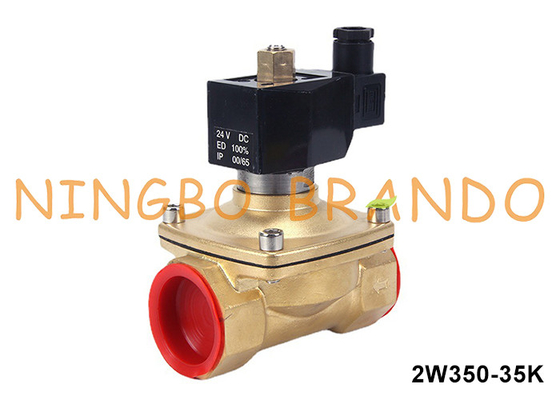 1-1/4'' Two Way Normally Open Brass Water Solenoid Valve 220V 110V 24V 12V