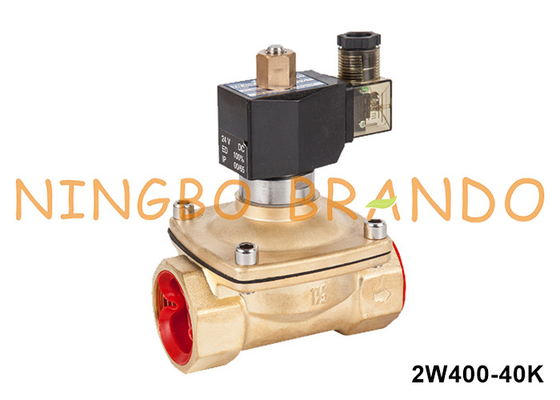 1.5'' 2-Way Normally Open Brass Water Solenoid Valve AC220V AC110V DC24V DC12V