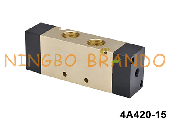4A420-15 1/2'' Double Air Pilot Valve 5/2 Way Pneumatic Control