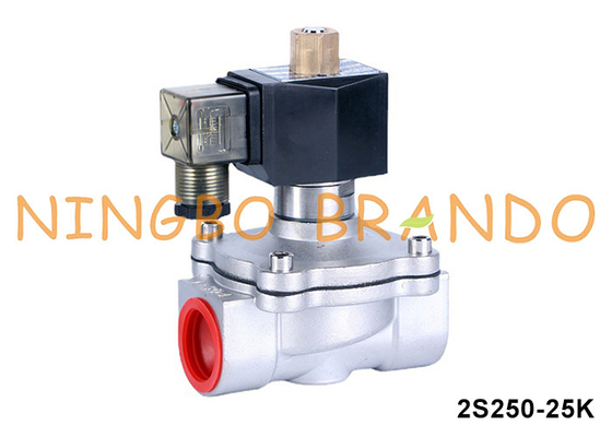 1'' Normally Open Stainless Steel Water Solenoid Valve 220VAC 110VAC 24VDC 12VDC