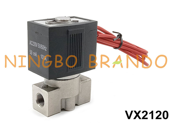 SMC Type VX2120-02 Stainless Steel Solenoid Valve 1/4'' 24V 220V