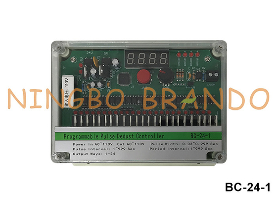 24 Lines 110VAC Input 110VAC Output Pulse Valve Controller For Dust Collector