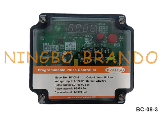 8 Lines 220VAC Input 220VAC Output Pulse Valve Controller For Dust Collector