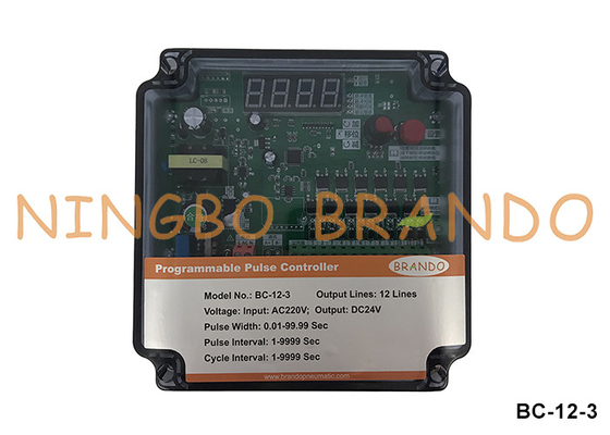 Dust Collector Pulse Valve Timer Controller 12 Channels 220VAC Input 24VDC Output