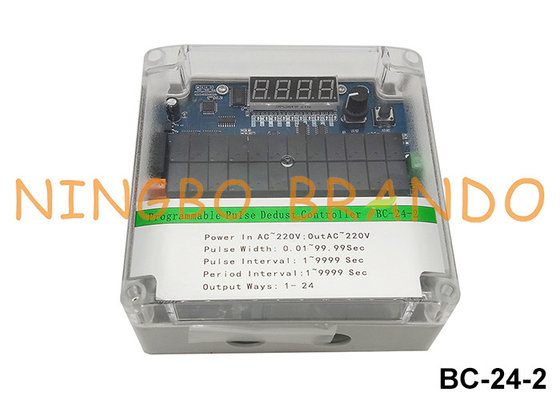 24 Lines Dust Collector Sequential Timer Controller 220VAC Input 220VAC Output