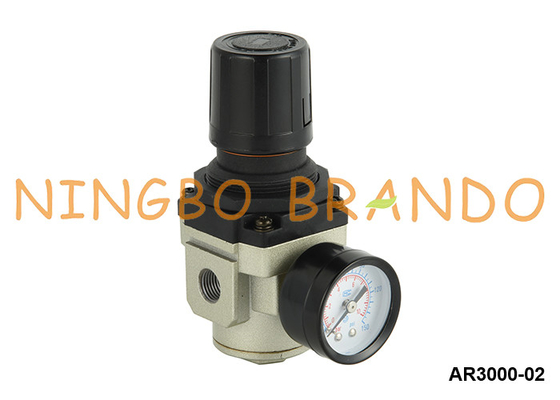 AR3000-02 SMC Type Pneumatic Air Pressure Regulator With Gauge 1/4'' 1 MPa