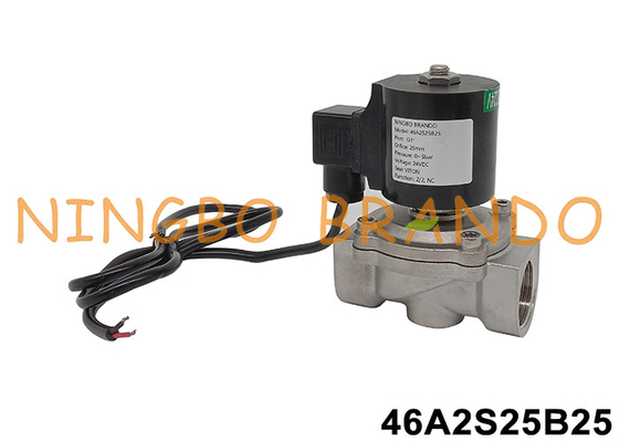 1'' IP68 Underwater Stainless Steel Solenoid Valve For Water Fountain