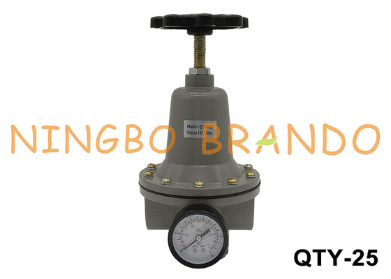 QTY-25 1'' 10 bar Air Compressor Pressure Regulator Valve With Pressure Gauge