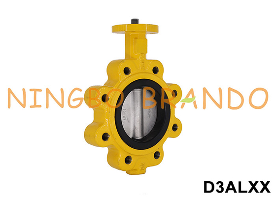 DN40 to DN800 Headless Lug Type Butterfly Valve with Hard-Backed Seat