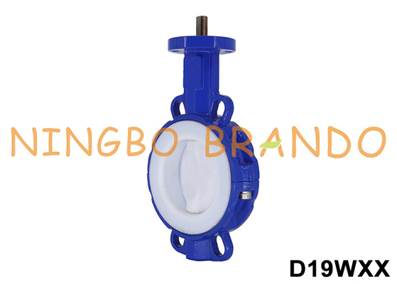 PTFE Lined Headless Wafer Type Butterfly Valve DN40 to DN700