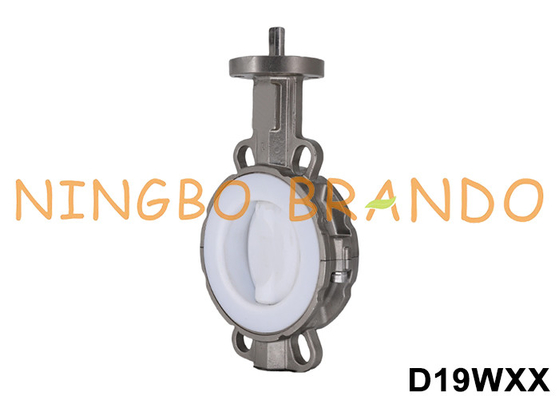 PTFE Lined Headless Wafer Type Butterfly Valve DN40 to DN700