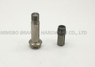 Normally Closed Solenoid Valve Stem 304 Stainless Steel In Silver White Color