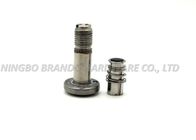 Stainless Steel Solenoid Stem Silvery Color Two Way For Pneumatic 21.5g
