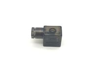 High Precision Din Connectors For Solenoid Valves Light Green Color Plug Lead Type