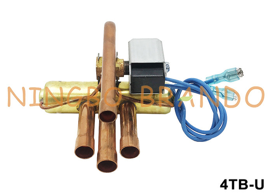 4 Way Reversing Valve For Heat Pump Air Conditioning 220V 110V 24V