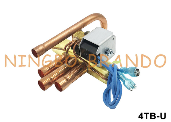 4 Way Reversing Valve For Heat Pump Air Conditioning 220V 110V 24V