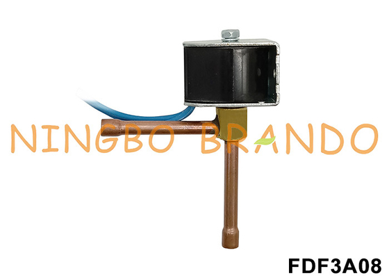 FDF3A08 5/16'' Sanhua Type Refrigeration Solenoid Valve For Air Conditioner