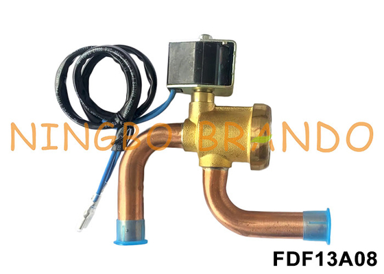 FDF13A08 5/8'' Sanhua Type Solenoid Valve For Hot Pump 24V 110V 220V