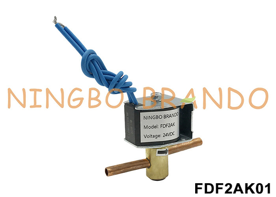 FDF2AK01 Sanhua Type NO Refrigeration Solenoid Valve 24V 110V 220V