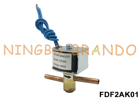 FDF2AK01 Sanhua Type NO Refrigeration Solenoid Valve 24V 110V 220V