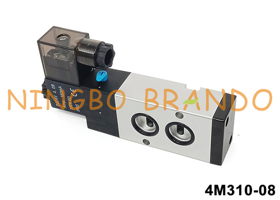 Airtac Type 4M310-08 Namur Pilot Solenoid Valve 5/2 Way 24V 220V