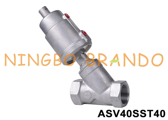 1-1/2'' Threaded Port DN40 Y Type Pneumatic Angle Seat Valve