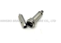 14.3mm Tube Out Diameter Solid Solenoid Stem/NBR Circular Truncated Cone Bottom Seat