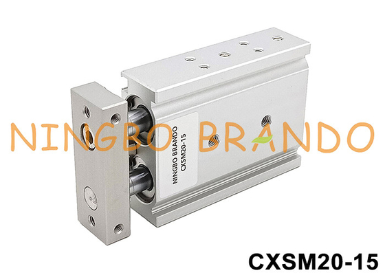 CXSM20-15 Dual-Rod Pneumatic Air Cylinder 20mm Bore 15mm Stroke