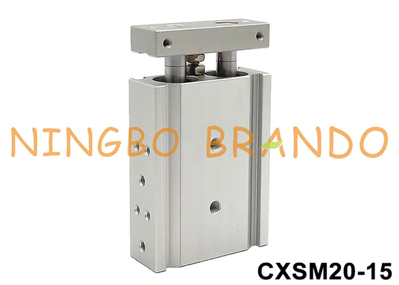 CXSM20-15 Dual-Rod Pneumatic Air Cylinder 20mm Bore 15mm Stroke