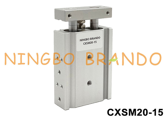 CXSM20-15 Dual-Rod Pneumatic Air Cylinder 20mm Bore 15mm Stroke