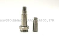 Male Screw Thread Solenoid Stem With Rubber Band Internal Spring Core