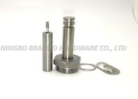 Thread Connection Solenoid Stem Stainless Steel Pentagon Seat With Interior Spring